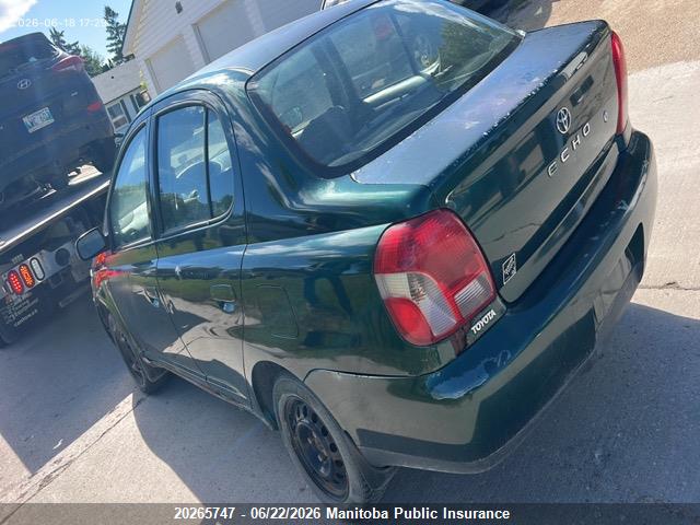 20265747 :رقم المزاد ، JTDBT123XY0019793 vin ، 2000 Toyota Echo مزاد بيع
