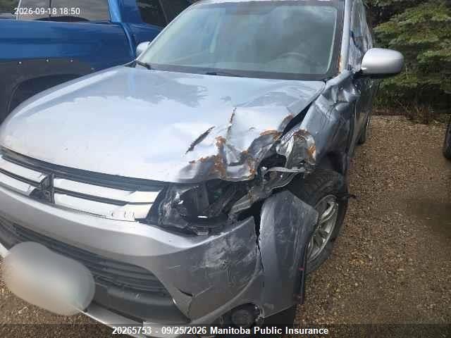 Aukcja sprzedaży 2015 Mitsubishi Outlander Es, vin: JA4AZ2A30FZ600577, numer aukcji: 20265753