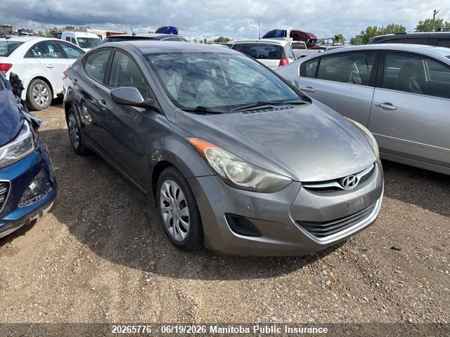 2013 Hyundai Elantra Gl მანქანა იყიდება აუქციონზე, vin: 5NPDH4AE0DH287067, აუქციონის ნომერი: 20265776