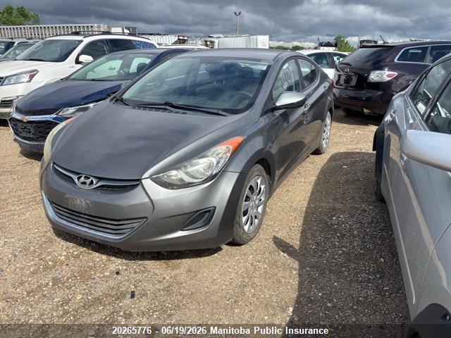 2013 Hyundai Elantra Gl მანქანა იყიდება აუქციონზე, vin: 5NPDH4AE0DH287067, აუქციონის ნომერი: 20265776