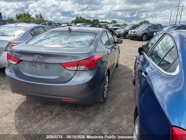 2013 Hyundai Elantra Gl მანქანა იყიდება აუქციონზე, vin: 5NPDH4AE0DH287067, აუქციონის ნომერი: 20265776