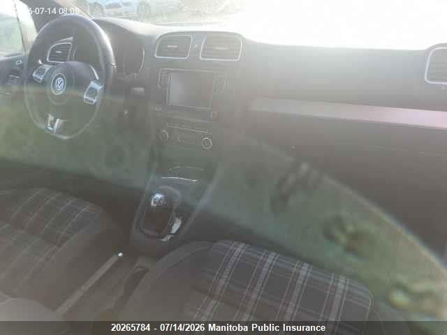 20265784 :رقم المزاد ، WVWHV7AJXCW272724 vin ، 2012 Volkswagen Gti 2.0t مزاد بيع