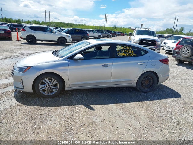 2019 Hyundai Elantra Preferred მანქანა იყიდება აუქციონზე, vin: KMHD84LF6KU872594, აუქციონის ნომერი: 20265801
