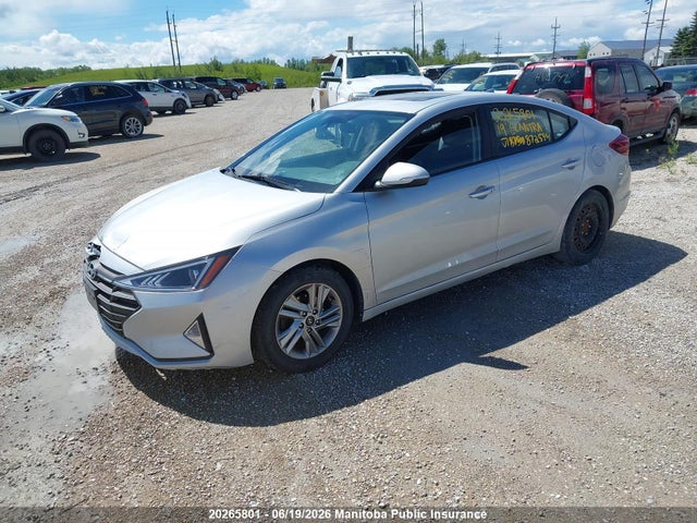 2019 Hyundai Elantra Preferred მანქანა იყიდება აუქციონზე, vin: KMHD84LF6KU872594, აუქციონის ნომერი: 20265801