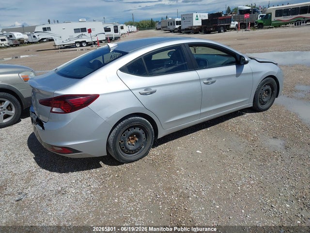 2019 Hyundai Elantra Preferred მანქანა იყიდება აუქციონზე, vin: KMHD84LF6KU872594, აუქციონის ნომერი: 20265801