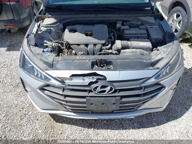 2019 Hyundai Elantra Preferred მანქანა იყიდება აუქციონზე, vin: KMHD84LF6KU872594, აუქციონის ნომერი: 20265801