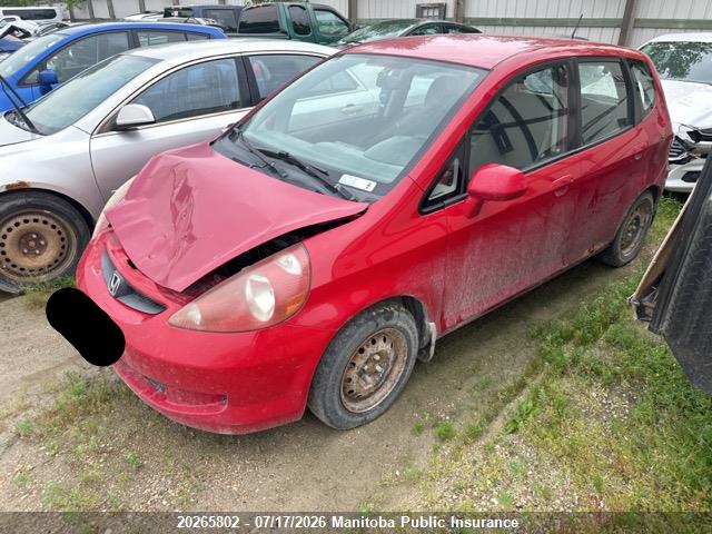 Продажа на аукционе авто 2008 Honda Fit Lx, vin: JHMGD37418S802696, номер лота: 20265802