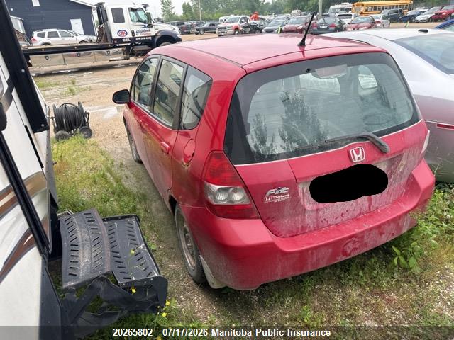 Продажа на аукционе авто 2008 Honda Fit Lx, vin: JHMGD37418S802696, номер лота: 20265802