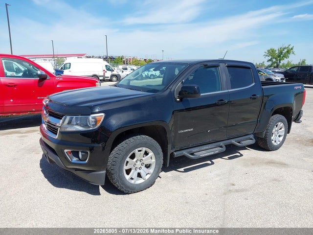20265805 :رقم المزاد ، 1GCGTCE3XG1131127 vin ، 2016 Chevrolet Colorado Lt Crew Cab مزاد بيع
