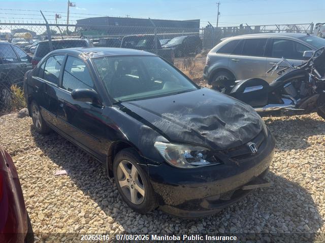 2004 Honda Civic Si მანქანა იყიდება აუქციონზე, vin: 2HGES16834H925863, აუქციონის ნომერი: 20265816