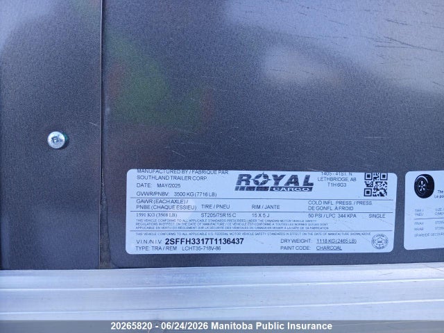 Utility Trailer Southland 2026 2SFFH3317T1136437 Image 5