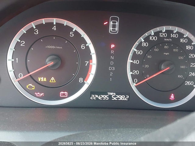 20265825 :رقم المزاد ، 1HGCP3F89AA801028 vin ، 2010 Honda Accord Ex-l V6 مزاد بيع
