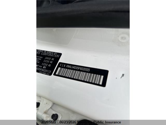 KIA K900 2015 KNALU4D35F6020115 Image 9