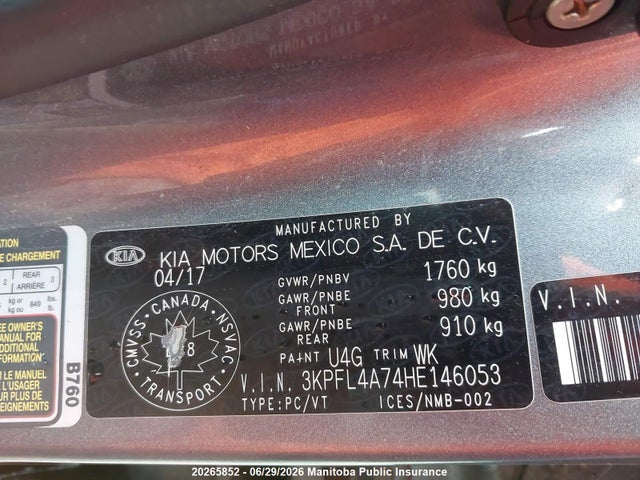KIA FORTE LX 2017 3KPFL4A74HE146053 Image 8