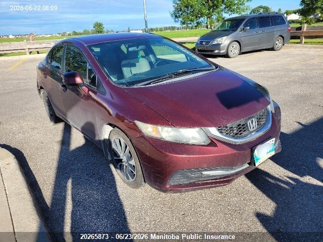 Aukcja sprzedaży 2013 Honda Civic Lx, vin: 2HGFB2F49DH008921, numer aukcji: 20265873
