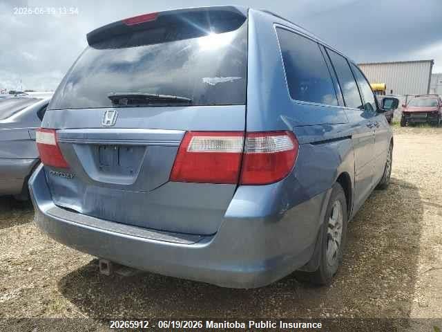 20265912 :رقم المزاد ، 5FNRL38686B500278 vin ، 2006 Honda Odyssey Ex-l Ex-l مزاد بيع