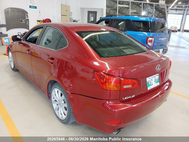 Aukcja sprzedaży 2006 Lexus Is 250, vin: JTHCK262465001478, numer aukcji: 20265946
