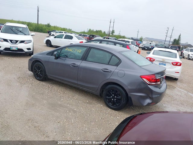 Honda Civic Lx 2014 2HGFB2F42EH025948 Image 3