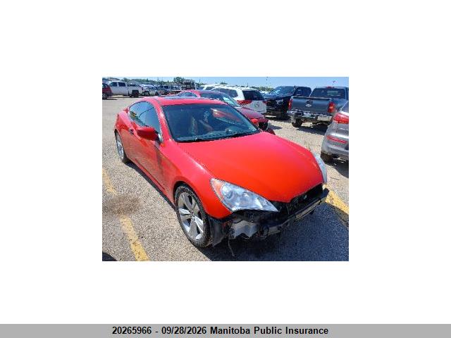 2011 Hyundai Genesis 2.0t მანქანა იყიდება აუქციონზე, vin: KMHHT6KD6BU063110, აუქციონის ნომერი: 20265966