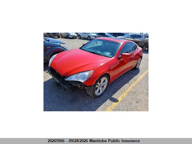 2011 Hyundai Genesis 2.0t მანქანა იყიდება აუქციონზე, vin: KMHHT6KD6BU063110, აუქციონის ნომერი: 20265966