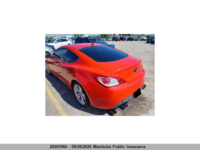 2011 Hyundai Genesis 2.0t მანქანა იყიდება აუქციონზე, vin: KMHHT6KD6BU063110, აუქციონის ნომერი: 20265966