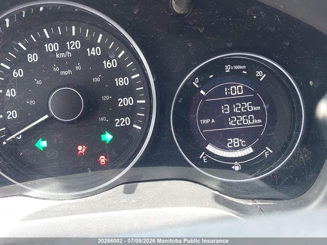 2017 Honda Hr-v Ex მანქანა იყიდება აუქციონზე, vin: 3CZRU6H51HM101226, აუქციონის ნომერი: 20266002