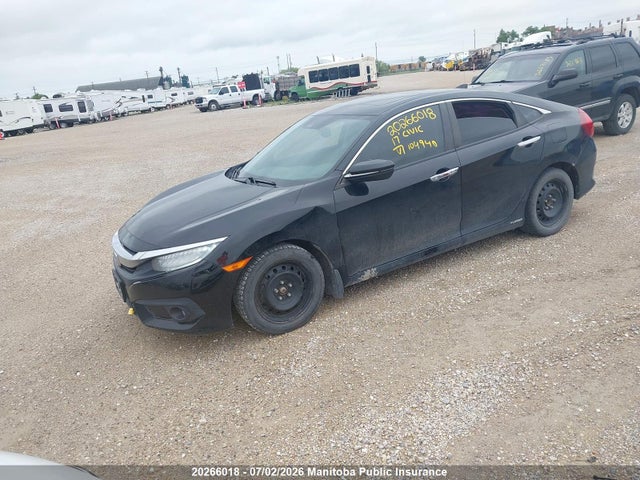 Продаж на аукціоні авто 2017 Honda Civic Touring, vin: 2HGFC1F9XHH104940, номер лоту: 20266018