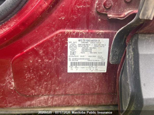 Ford EDGE SEL 2017 2FMPK4J85HBC23449 Image 9