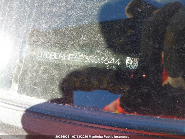 JTDBDMHE6P3003644 Toyota Corolla Le Hybrid