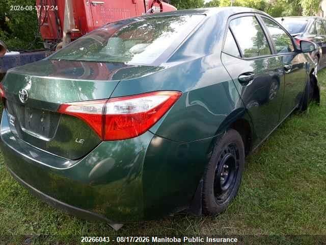 2T1BURHE6FC288896 Toyota COROLLA LE