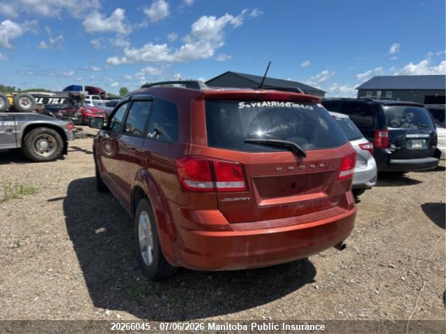 20266045 :رقم المزاد ، 3C4PDCABXDT505833 vin ، 2013 Dodge Journey Cvp مزاد بيع