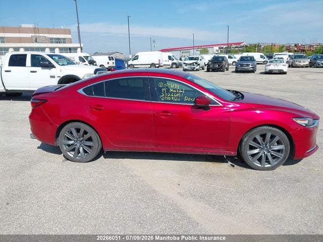 20266051 :رقم المزاد ، JM1GL1WY8K1503233 vin ، 2019 Mazda Mazda6 Gt 2.5t مزاد بيع