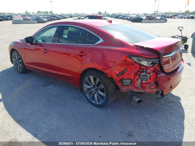 20266051 :رقم المزاد ، JM1GL1WY8K1503233 vin ، 2019 Mazda Mazda6 Gt 2.5t مزاد بيع