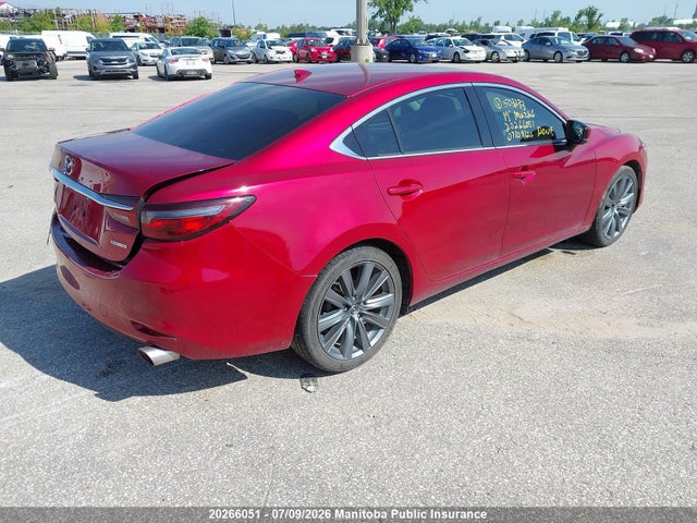 20266051 :رقم المزاد ، JM1GL1WY8K1503233 vin ، 2019 Mazda Mazda6 Gt 2.5t مزاد بيع