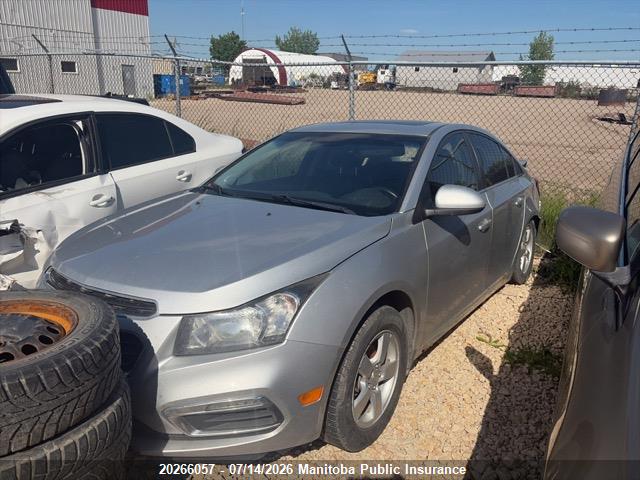 Aukcja sprzedaży 2015 Chevrolet Cruze Lt Turbo, vin: 1G1PE5SB1F7214757, numer aukcji: 20266057