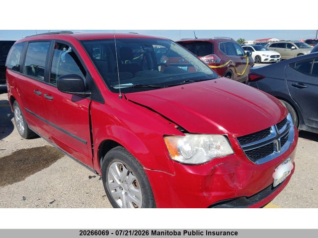 2013 Dodge Grand Caravan Se მანქანა იყიდება აუქციონზე, vin: 2C4RDGBG8DR729017, აუქციონის ნომერი: 20266069