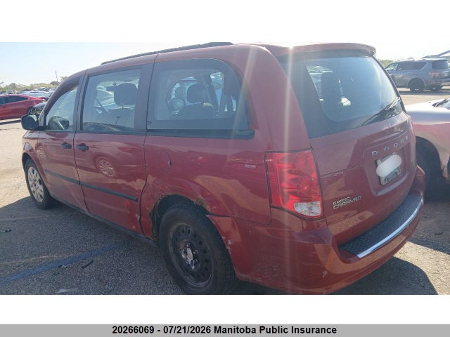 20266069 :رقم المزاد ، 2C4RDGBG8DR729017 vin ، 2013 Dodge Grand Caravan Se مزاد بيع