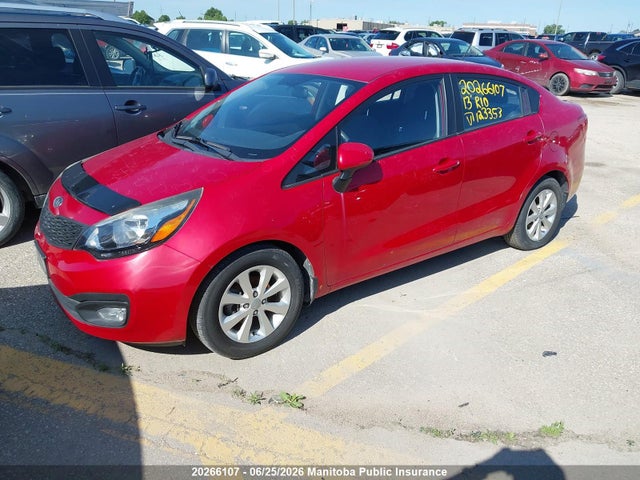 20266107 :رقم المزاد ، KNADM4A32D6123353 vin ، 2013 Kia Rio Lx مزاد بيع