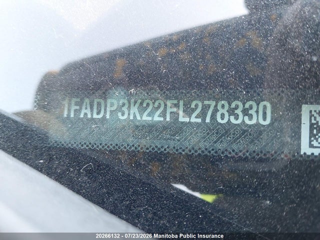 Продажа на аукционе авто 2015 Ford Focus Se, vin: 1FADP3K22FL278330, номер лота: 20266132