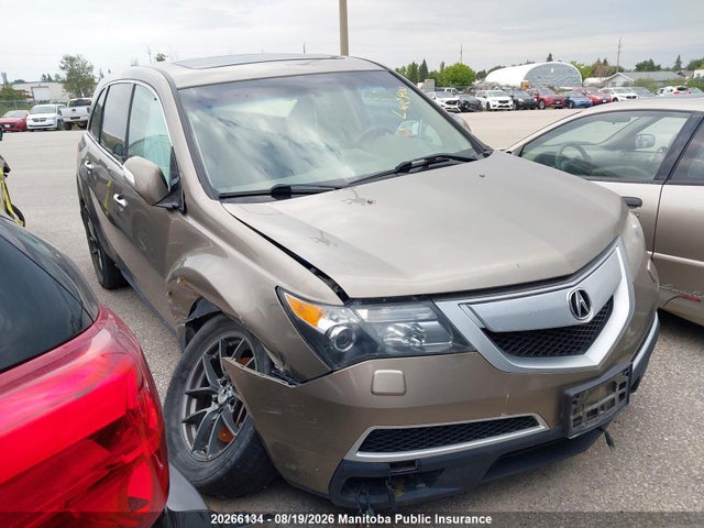 20266134 :رقم المزاد ، 2HNYD2H64AH000893 vin ، 2010 Acura Mdx Elite مزاد بيع