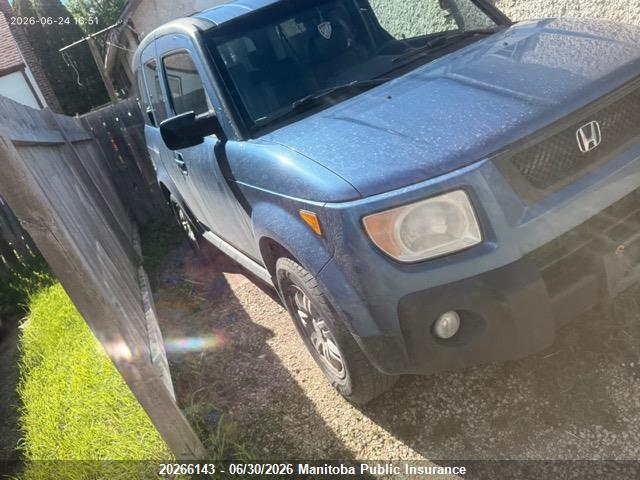 2006 Honda Element Y Package მანქანა იყიდება აუქციონზე, vin: 5J6YH28786L800684, აუქციონის ნომერი: 20266143
