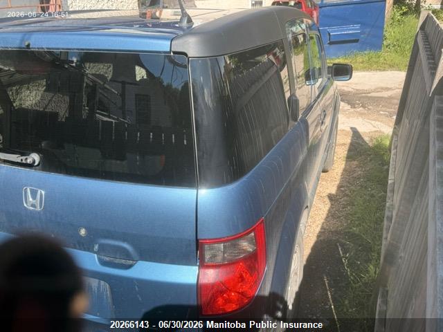 2006 Honda Element Y Package მანქანა იყიდება აუქციონზე, vin: 5J6YH28786L800684, აუქციონის ნომერი: 20266143