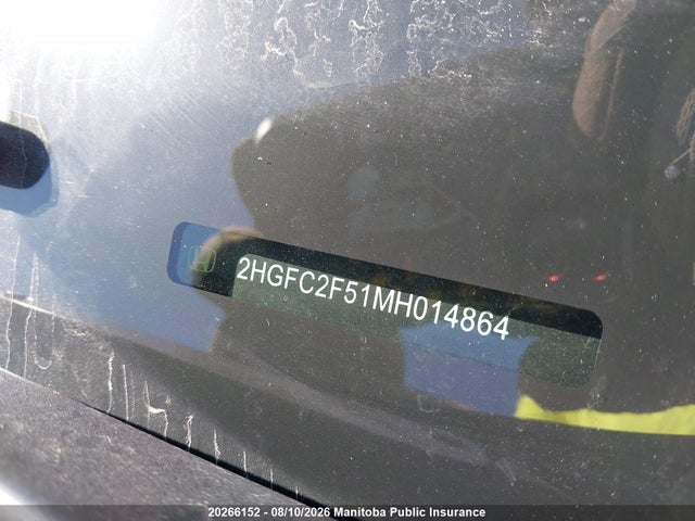 Honda Civic Lx 2021 2HGFC2F51MH014864 Image 9