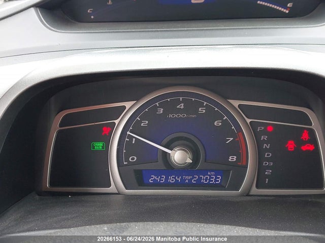 20266153 :رقم المزاد ، 2HGFA16609H105060 vin ، 2009 Honda Civic Sport مزاد بيع
