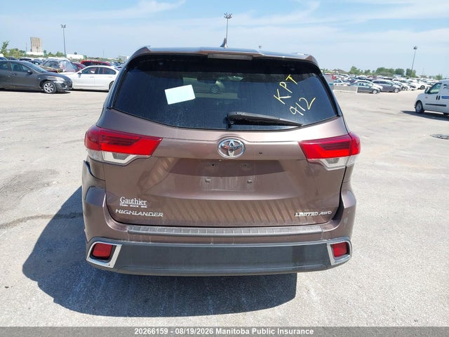 5TDDZRFH7HS380360 Toyota Highlander Limited V6