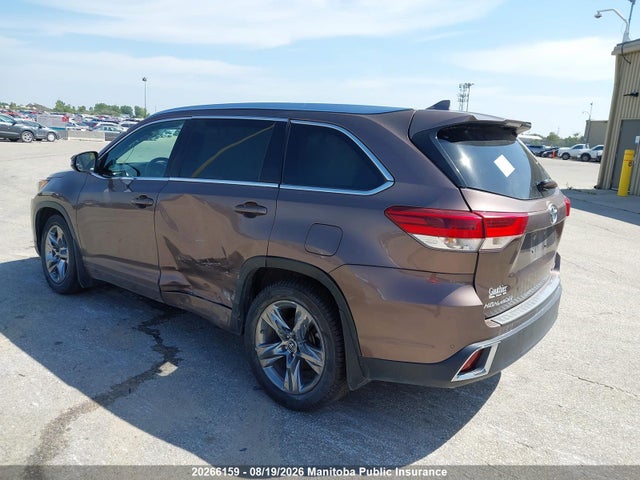 5TDDZRFH7HS380360 Toyota Highlander Limited V6