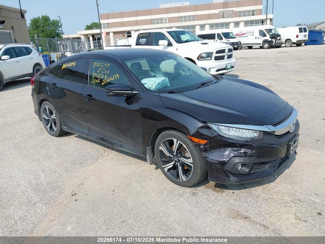 2017 Honda Civic Touring მანქანა იყიდება აუქციონზე, vin: 2HGFC1F95HH100097, აუქციონის ნომერი: 20266174