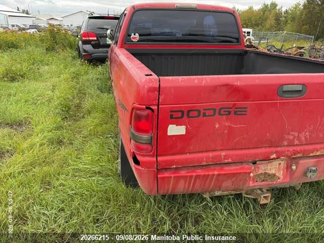 20266215 :رقم المزاد ، 3B7HC13Z7TM163269 vin ، 1996 Dodge Ram 1500 St Club Cab مزاد بيع