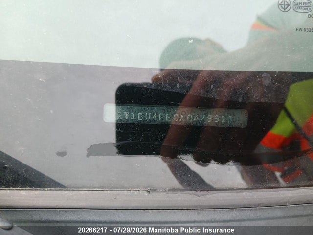 Продажа на аукционе авто 2010 Toyota Corolla Ce, vin: 2T1BU4EE0AC479911, номер лота: 20266217