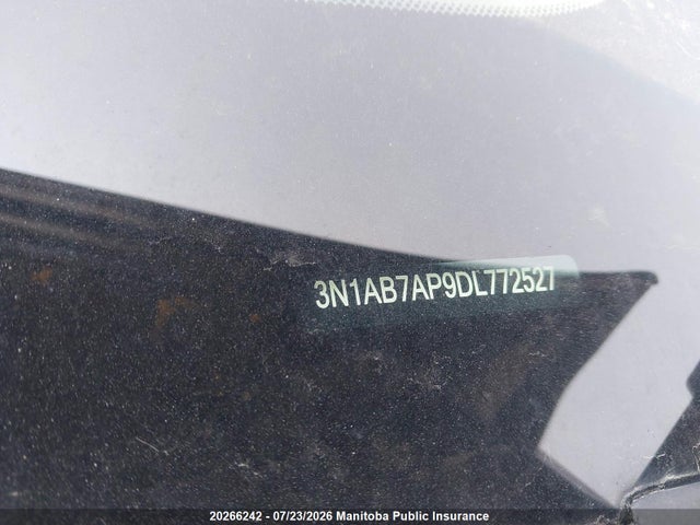 2013 Nissan Sentra 1.8 Sv მანქანა იყიდება აუქციონზე, vin: 3N1AB7AP9DL772527, აუქციონის ნომერი: 20266242